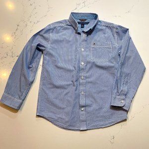 Tommy Hilfiger Boys Striped Dress Shirt